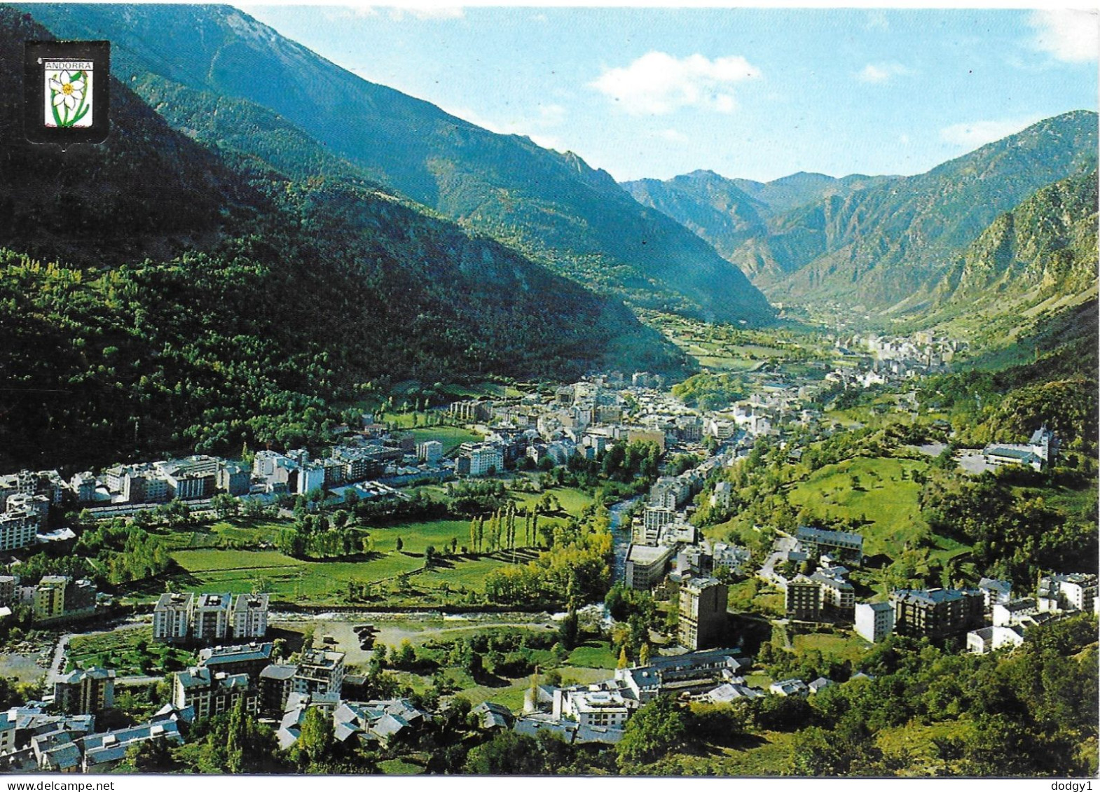 GENERAL VIEW, VALLS D'ANDORRA. UNUSED POSTCARD   Ms1 - Andorra