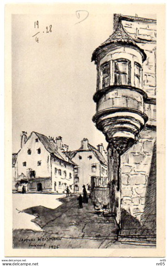 70 - LUXEUIL - Echauguette, D'apres Un Dessin De J. WEISMAN    ( Haute Saone ) - Luxeuil Les Bains