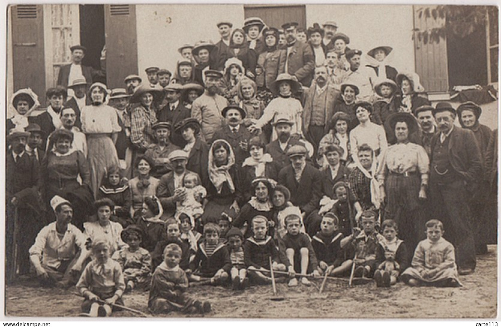 85 - T21409CPA - SAINT GILLES CROIX DE VIE - Carte Photo - TeXte En Allemand Se Referant A HERZL GRUPPE - Adresse A ROSE - Saint Gilles Croix De Vie