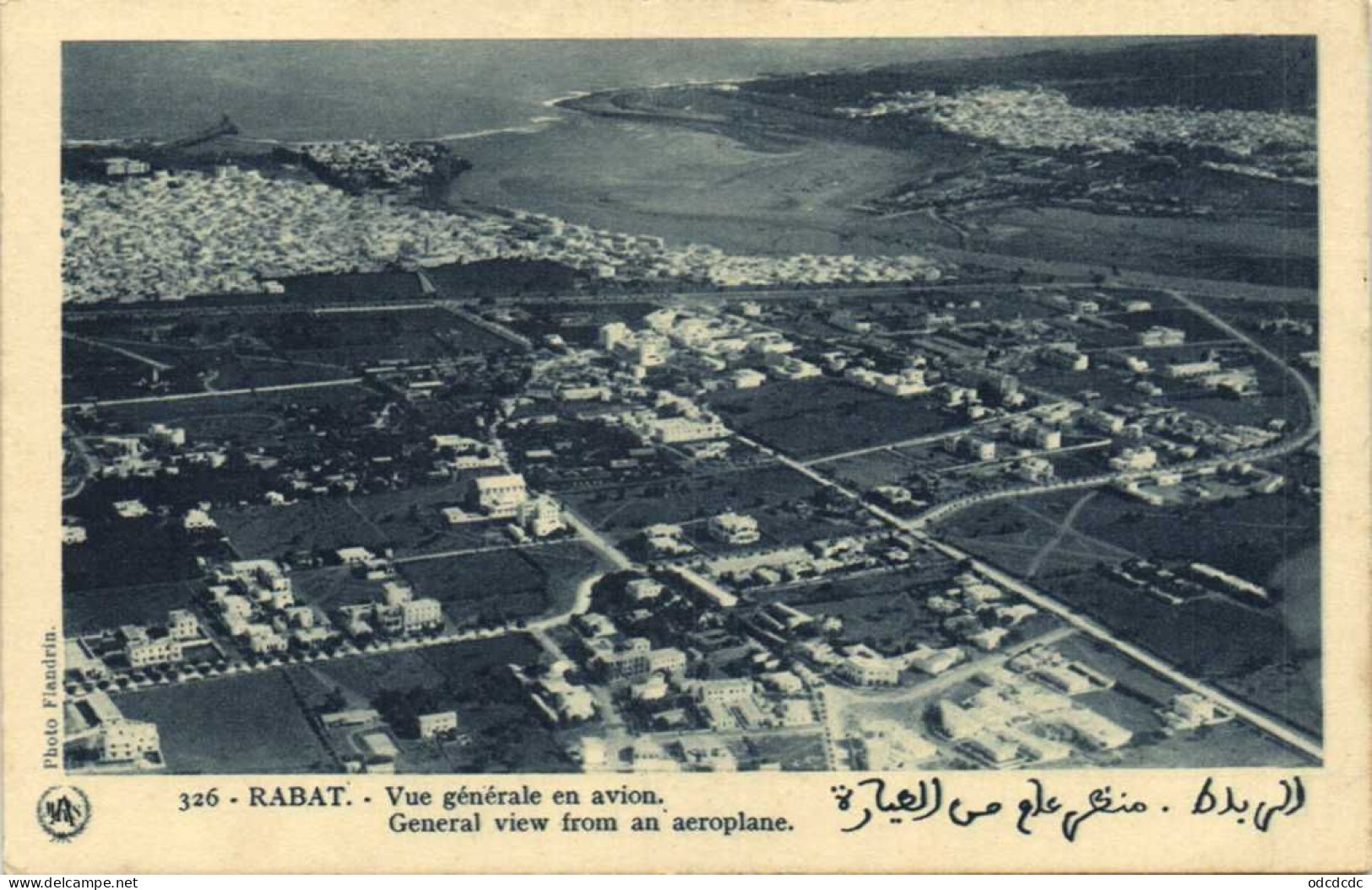 RABAT  Vue Générale En Avion RV - Rabat