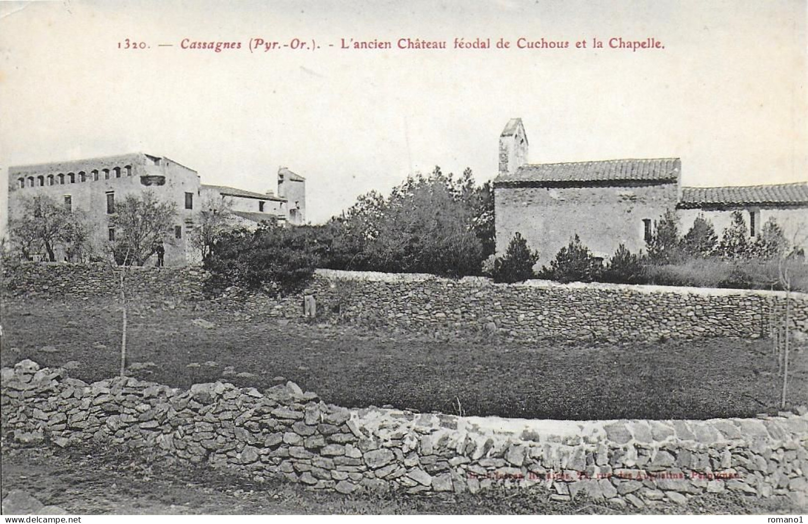 66)    CASSAGNES - L' Ancien Chateau Féodal De Cuchoux Et La Chapelle - Autres & Non Classés