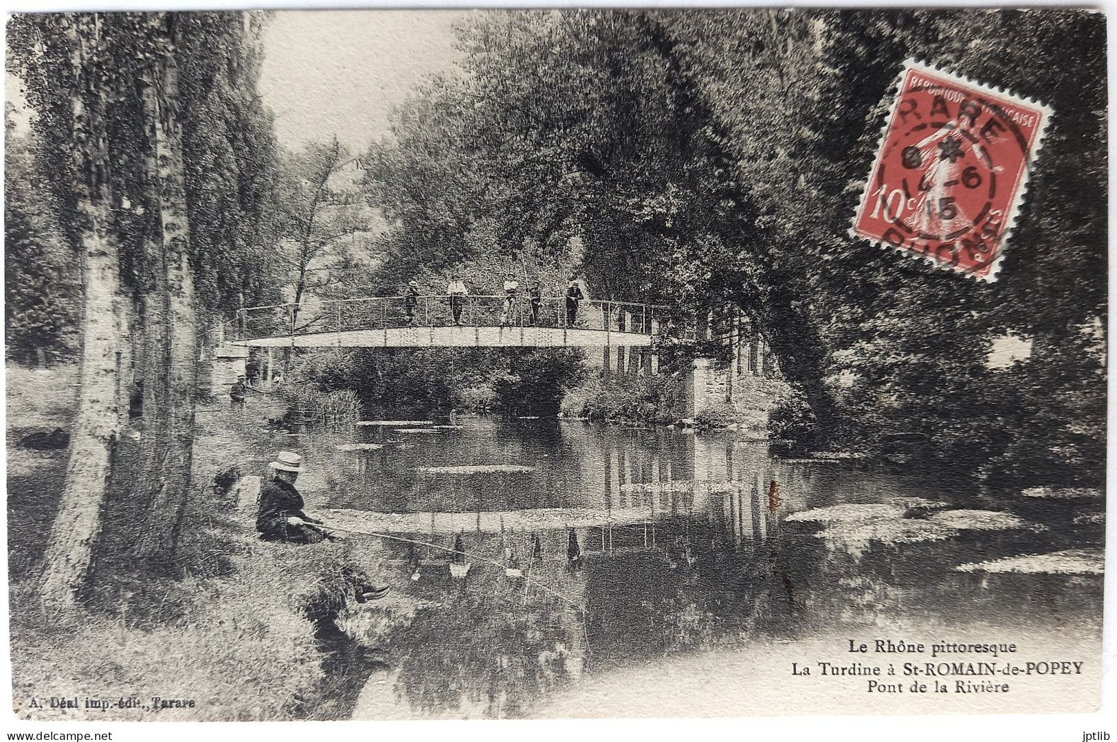 CPA Carte Postale / 69 Rhône, St Ou Saint-Romain-de-Popey / Déal / La Turdine à St-Romain-de-Popey - Pont De La Rivière. - Otros & Sin Clasificación