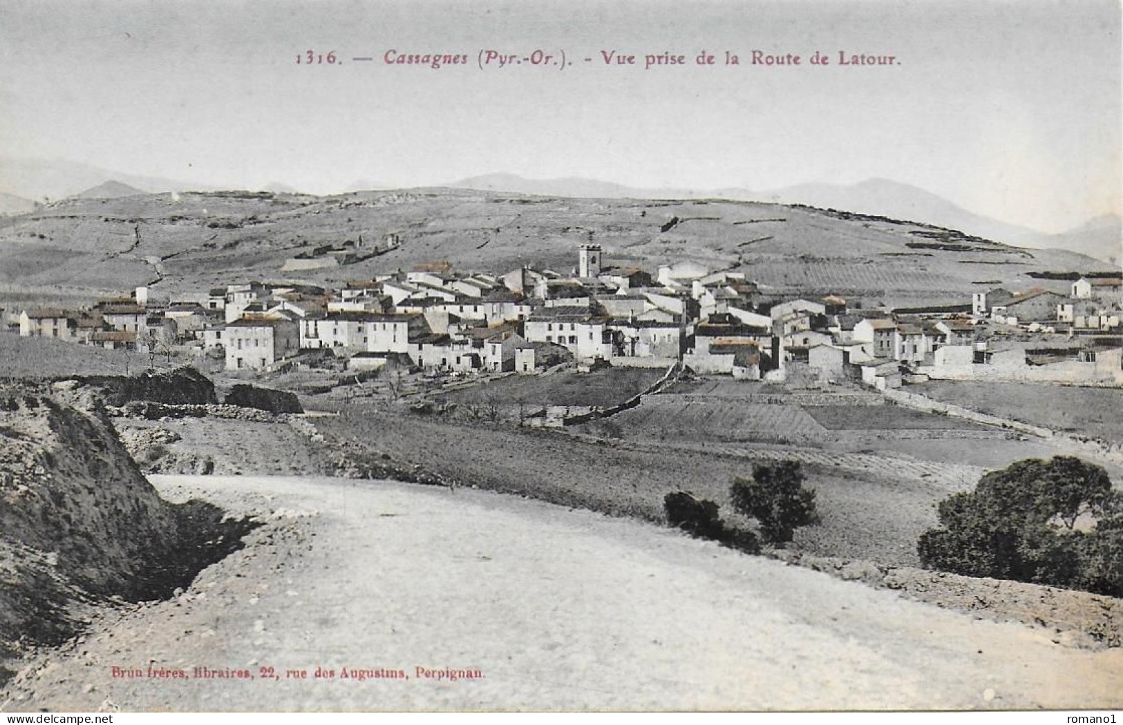 66)    CASSAGNES - Vue Prise De La Route De Latour - Autres & Non Classés