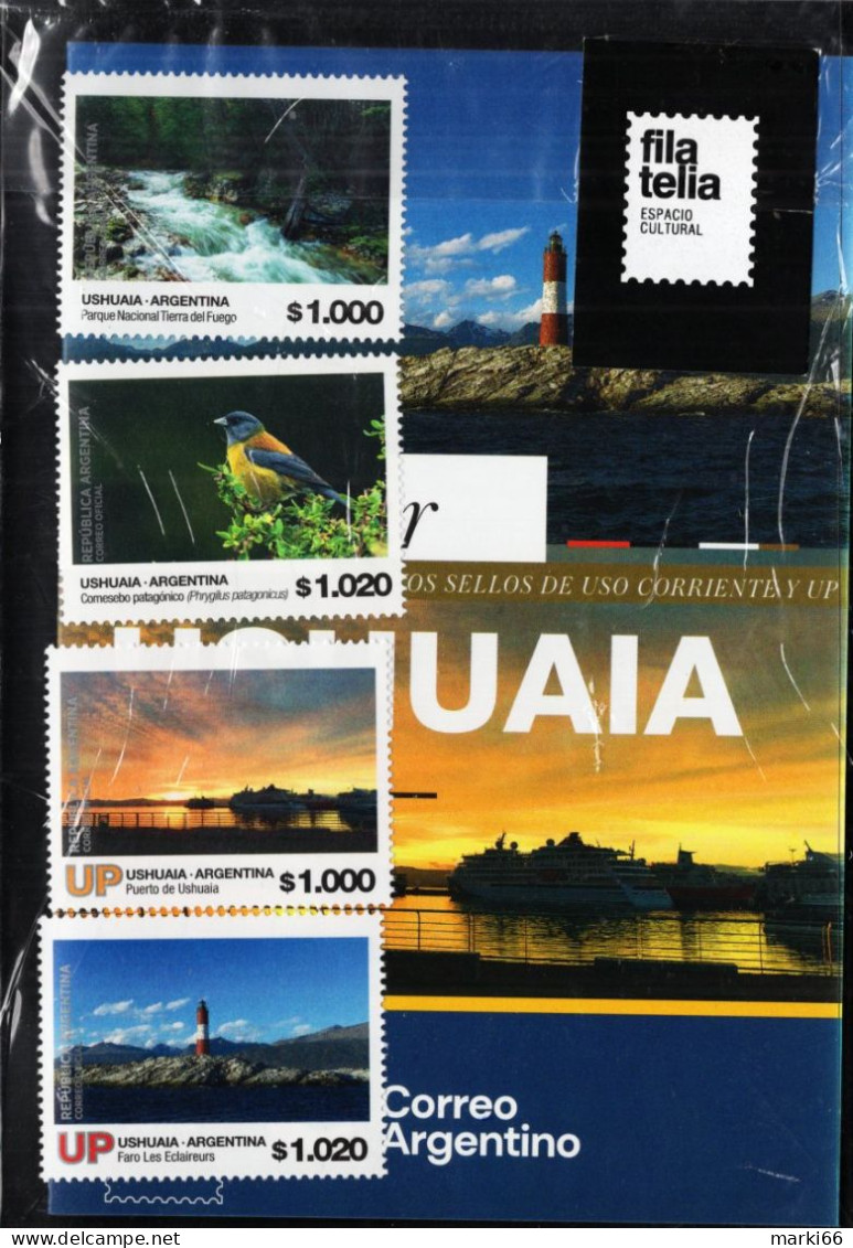 Argentina - 2023 - Southern Series - Usuaia - Mint Stamp Set In Special Presentation PACK - Unused Stamps