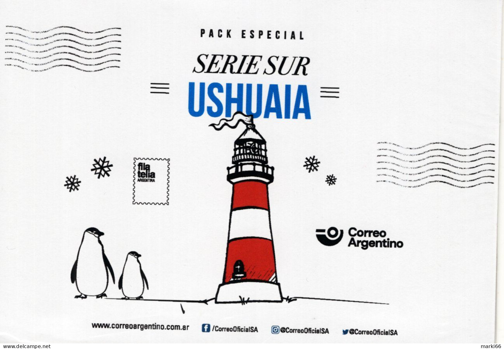 Argentina - 2023 - Southern Series - Usuaia - Mint Stamp Set In Special Presentation PACK - Nuevos