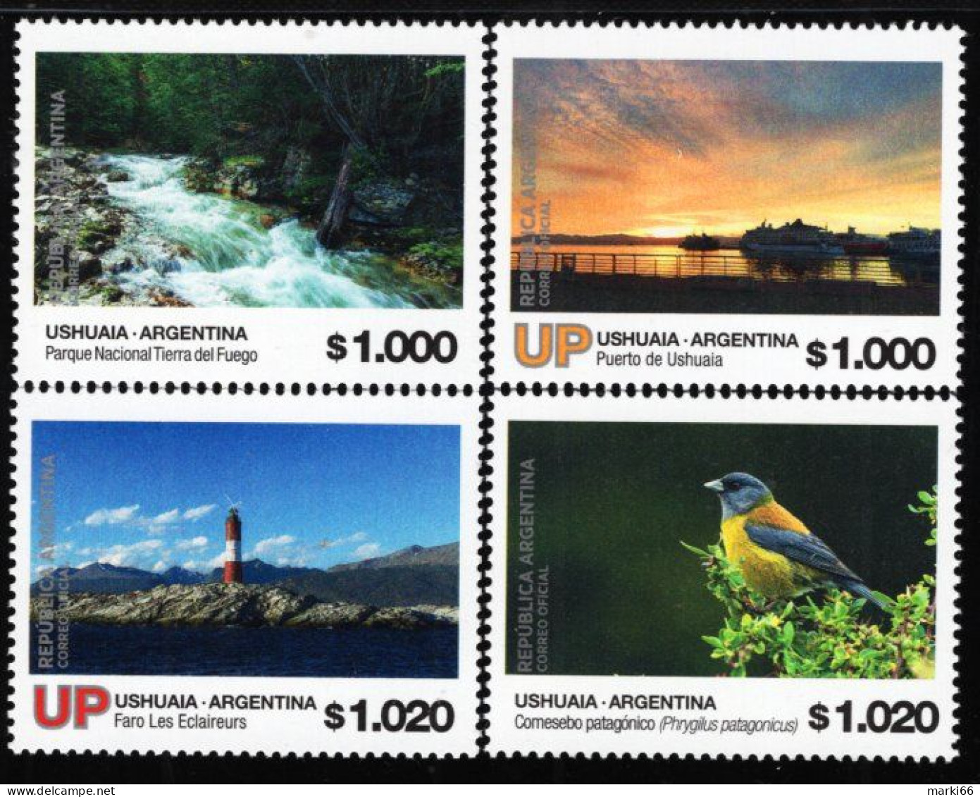 Argentina - 2023 - Southern Series - Usuaia - Mint Stamp Set In Special Presentation PACK - Unused Stamps