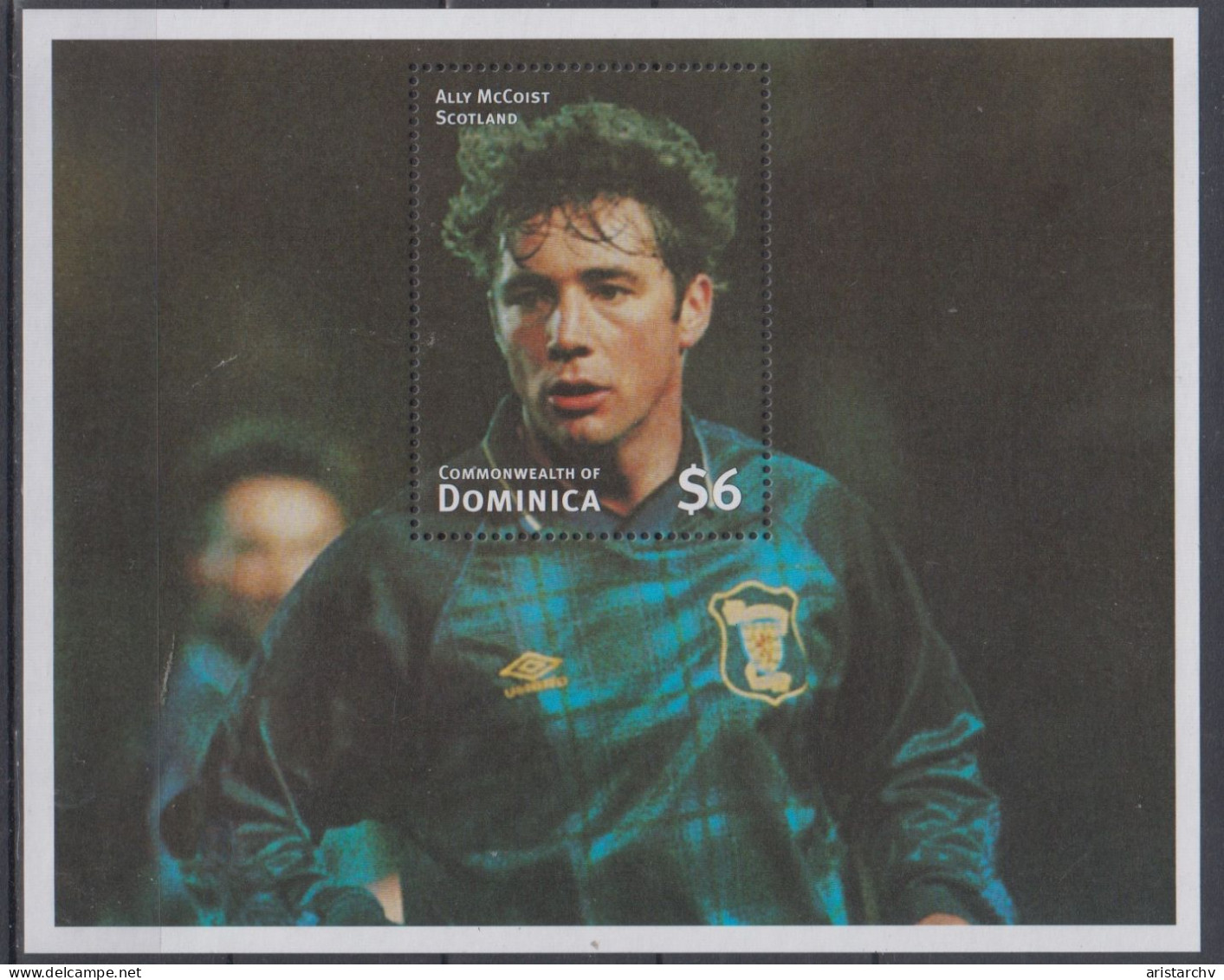 DOMINICA 1998 FOOTBALL WORLD CUP 2 S/SHEETS 2 SHEETLETS AND 6 STAMPS - 1998 – France