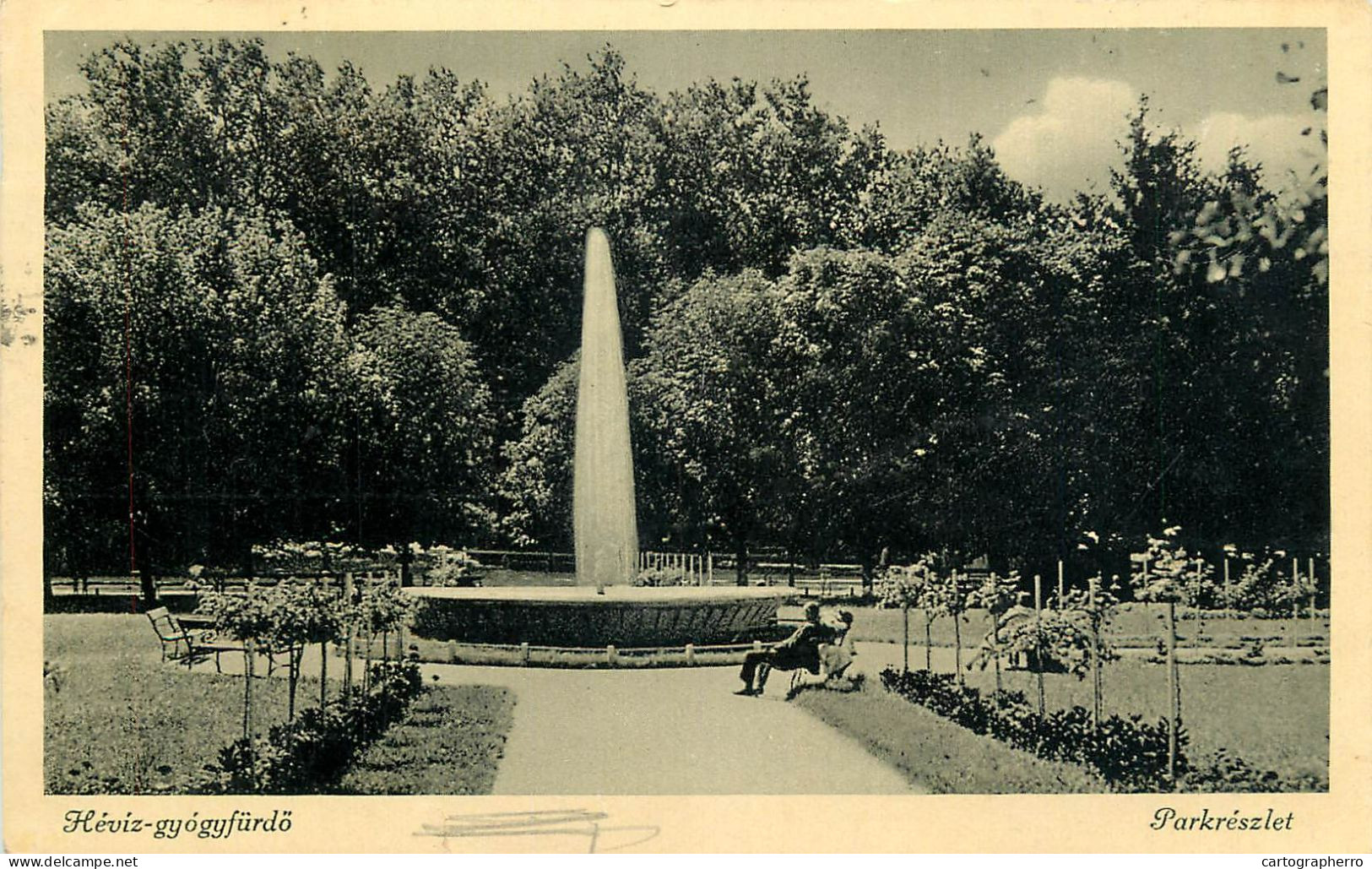 Hungary Heviz-Gyogyfurdo Park View - Ungarn