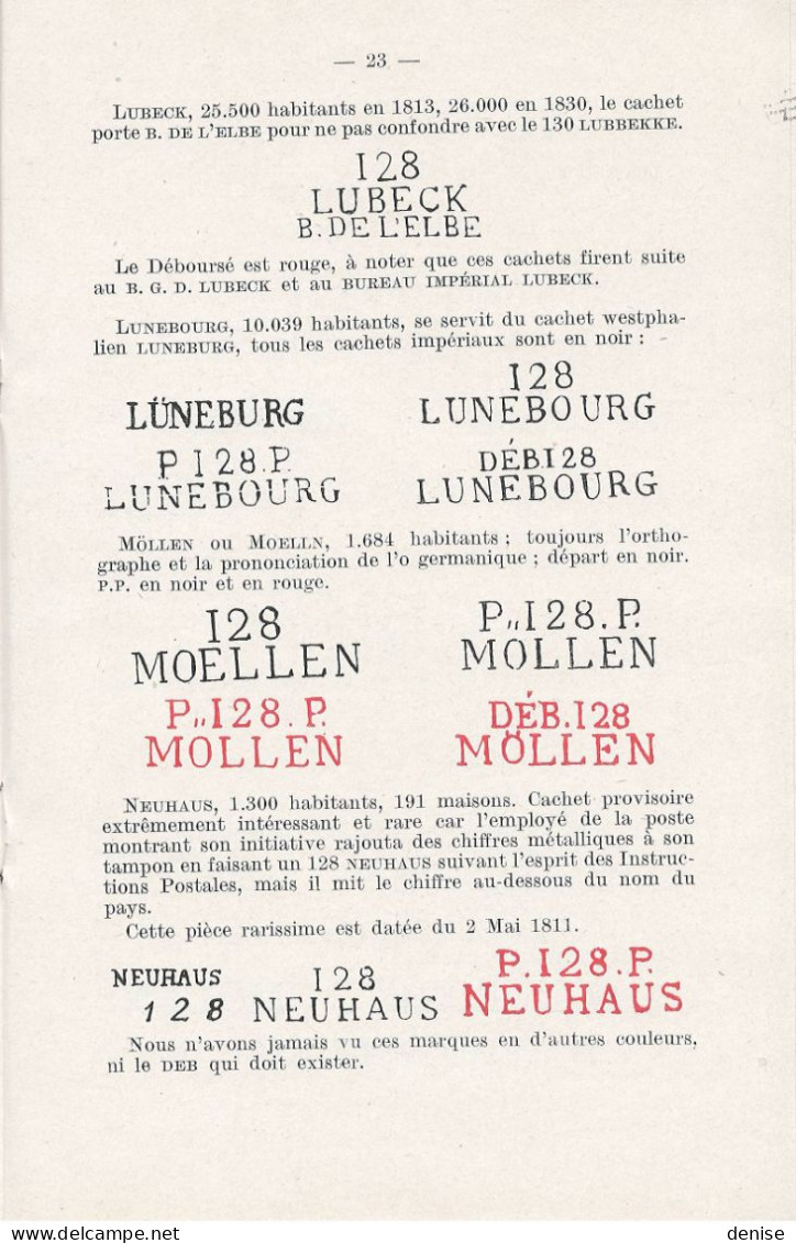 Histoire Postale Des Départements Français D'Allemagne Du Nord - Heinsen Et Leralle -1957 - France