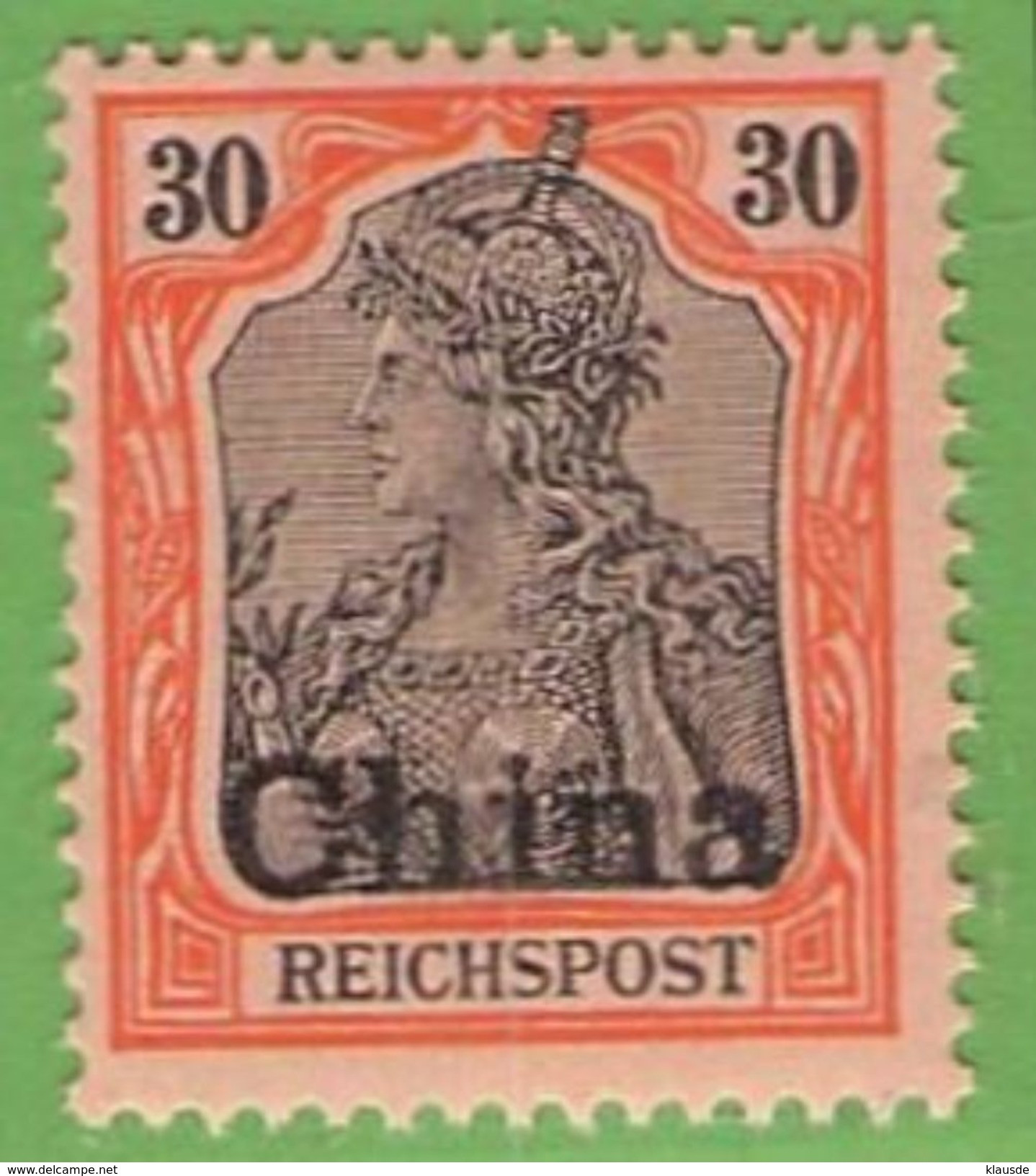 MiNr. 20 Xx Deutschland Deutsche Auslandspostämter China - China (oficinas)