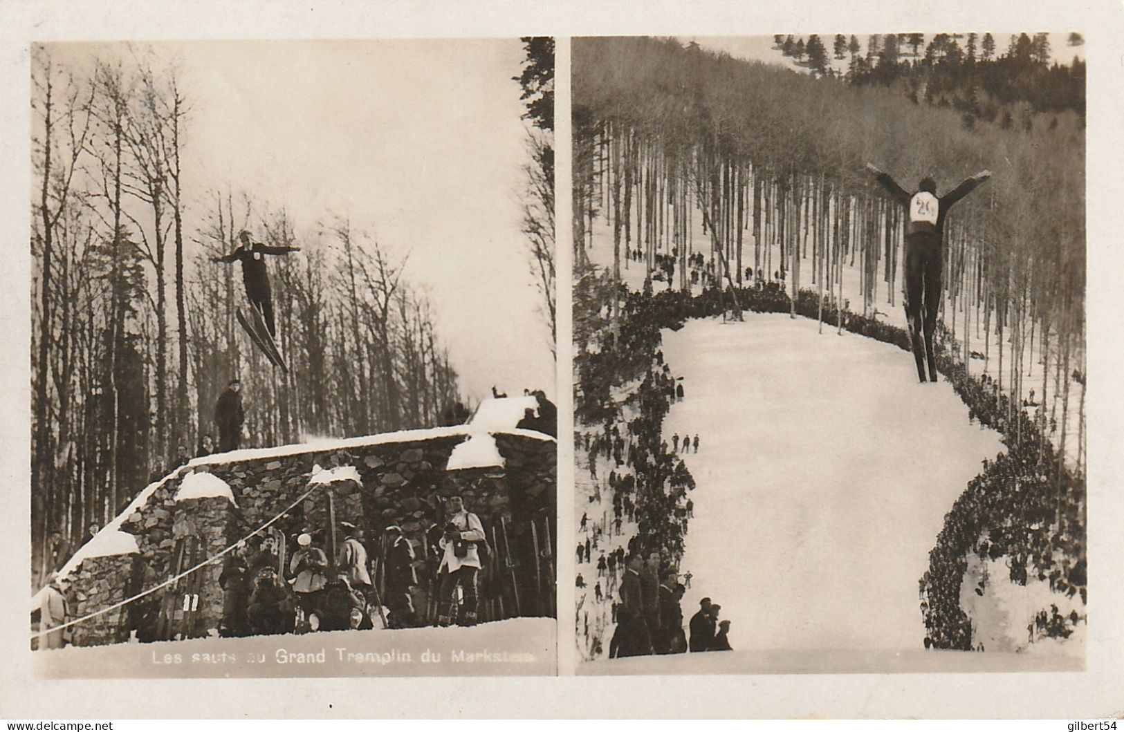 Les Sauts Au Grand Tremplin Du Markstein. - Winter Sports