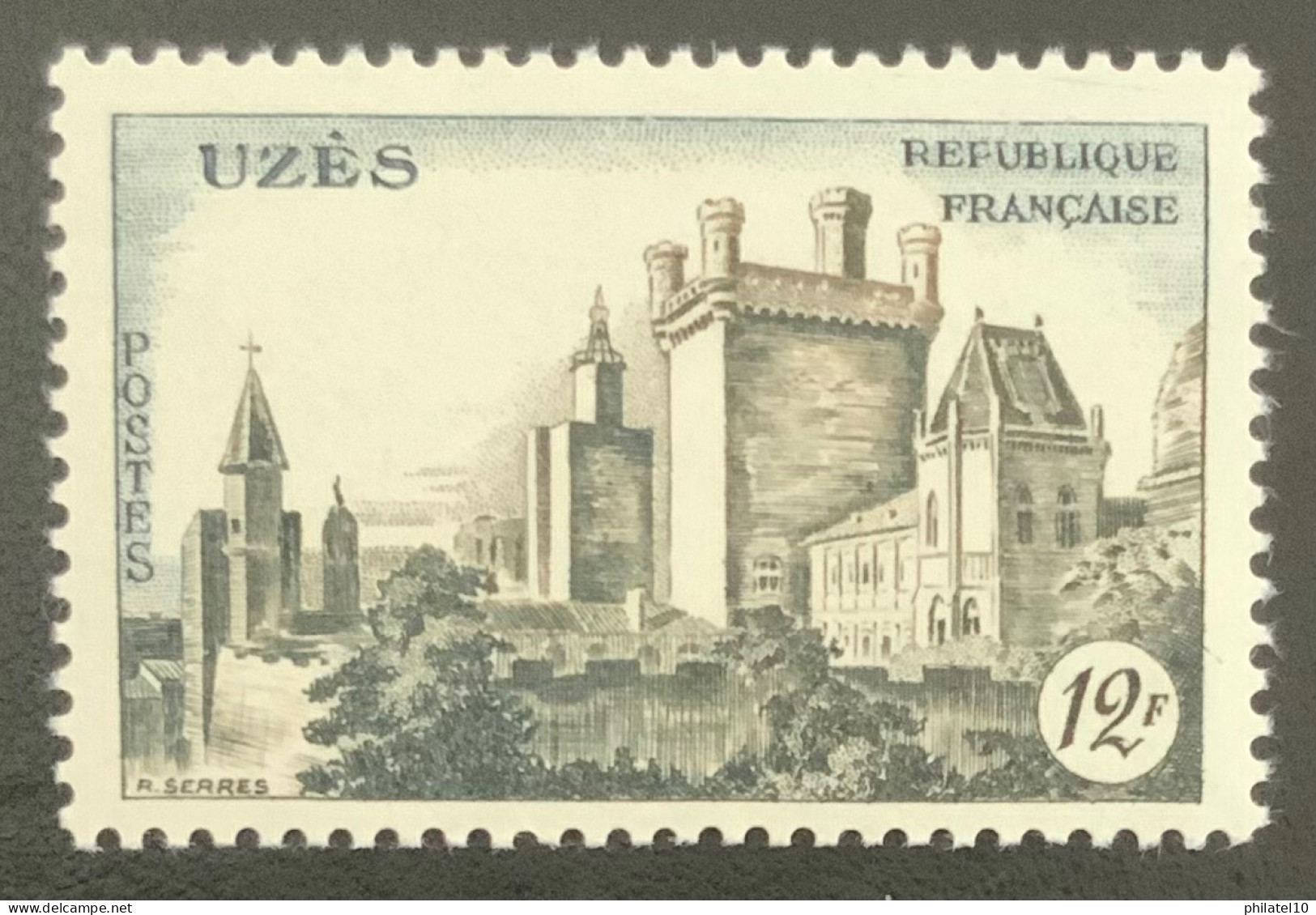 1957 FRANCE N 1099 UZES LE CHATEAU - NEUF** - Unused Stamps