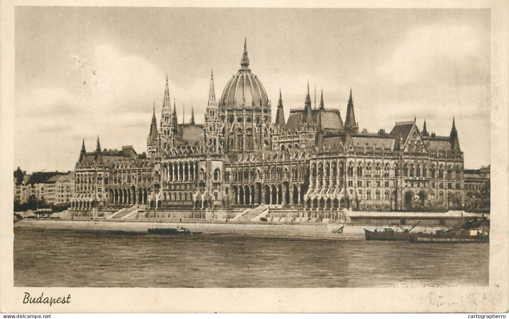 Hungary Budapest Parliament From Across Danube River - Ungarn