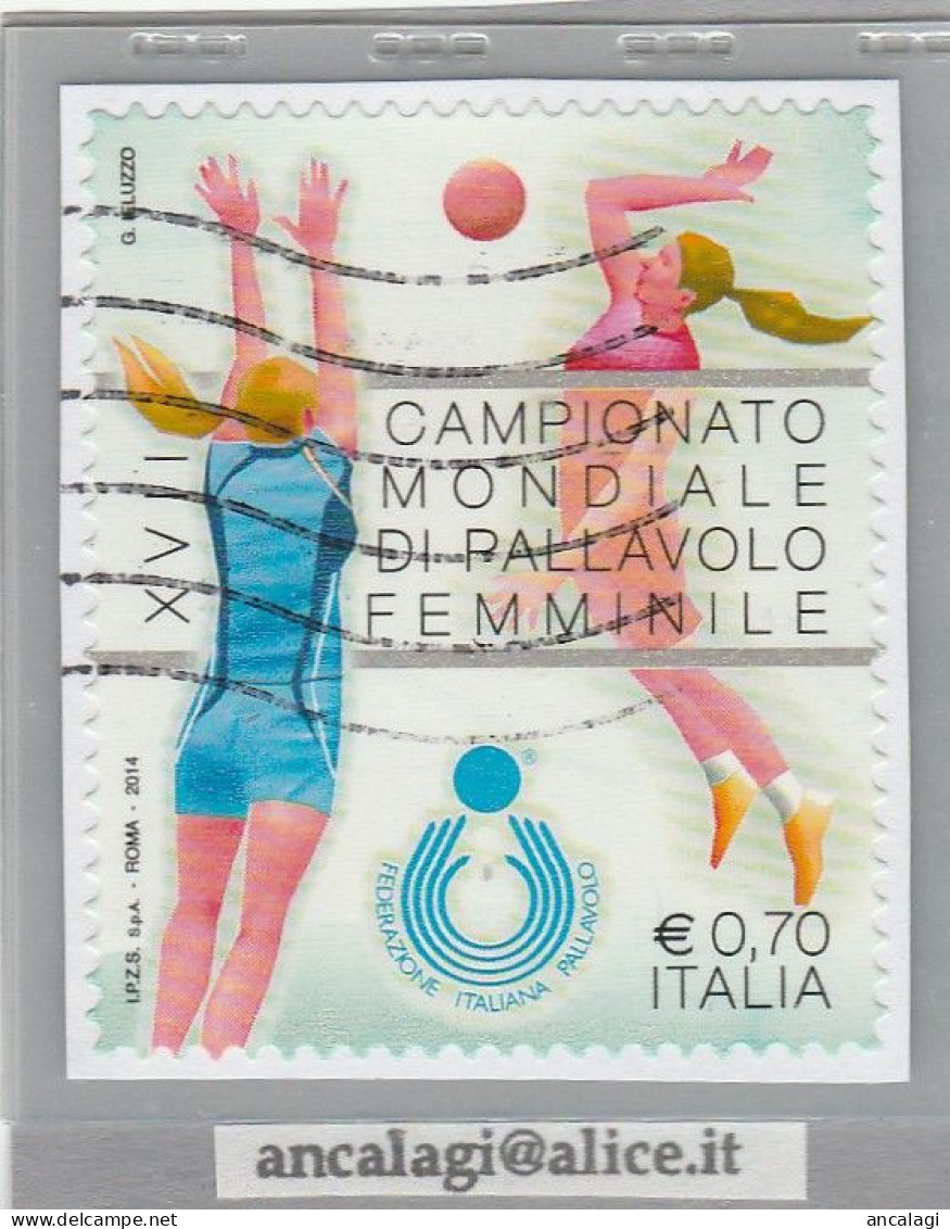 USATI ITALIA 2014 - Ref.1277 "CAMPIONATO PALLAVOLO FEMMINILE" 1 Val. - - 2011-20: Used