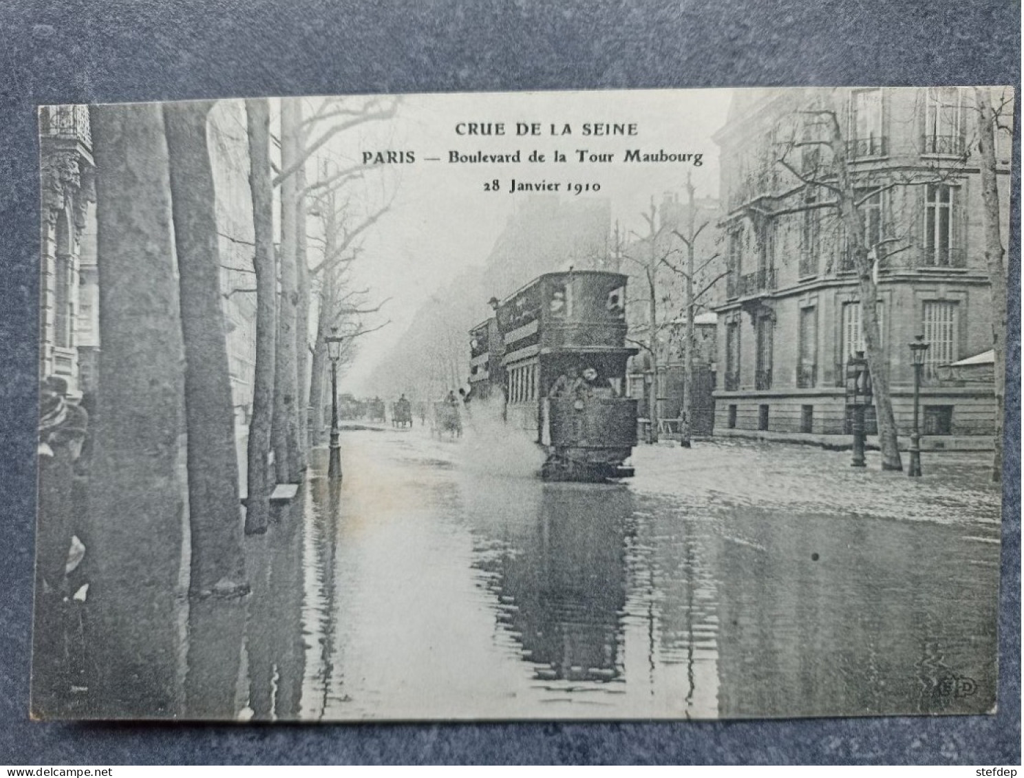 Parijs Crue De La Seine 1910 - Alluvioni Del 1910