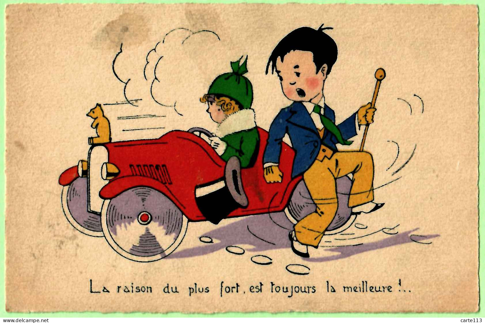 - F28874CPA - ILLUSTRATEURS - PAPI - La Raison Du Plus Fort - Très Bon état - THEMES - Autres & Non Classés