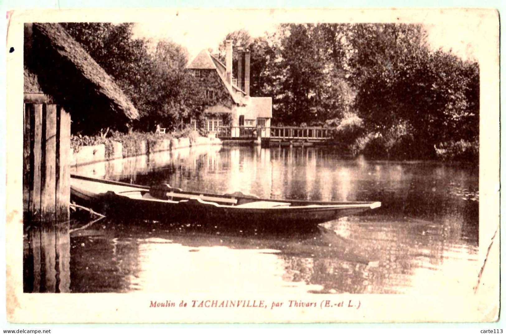 28 - B28819CPA - TACHAINVILLE - THIVARS - Moulin - Très Bon état - EURE-ET-LOIR - Autres & Non Classés