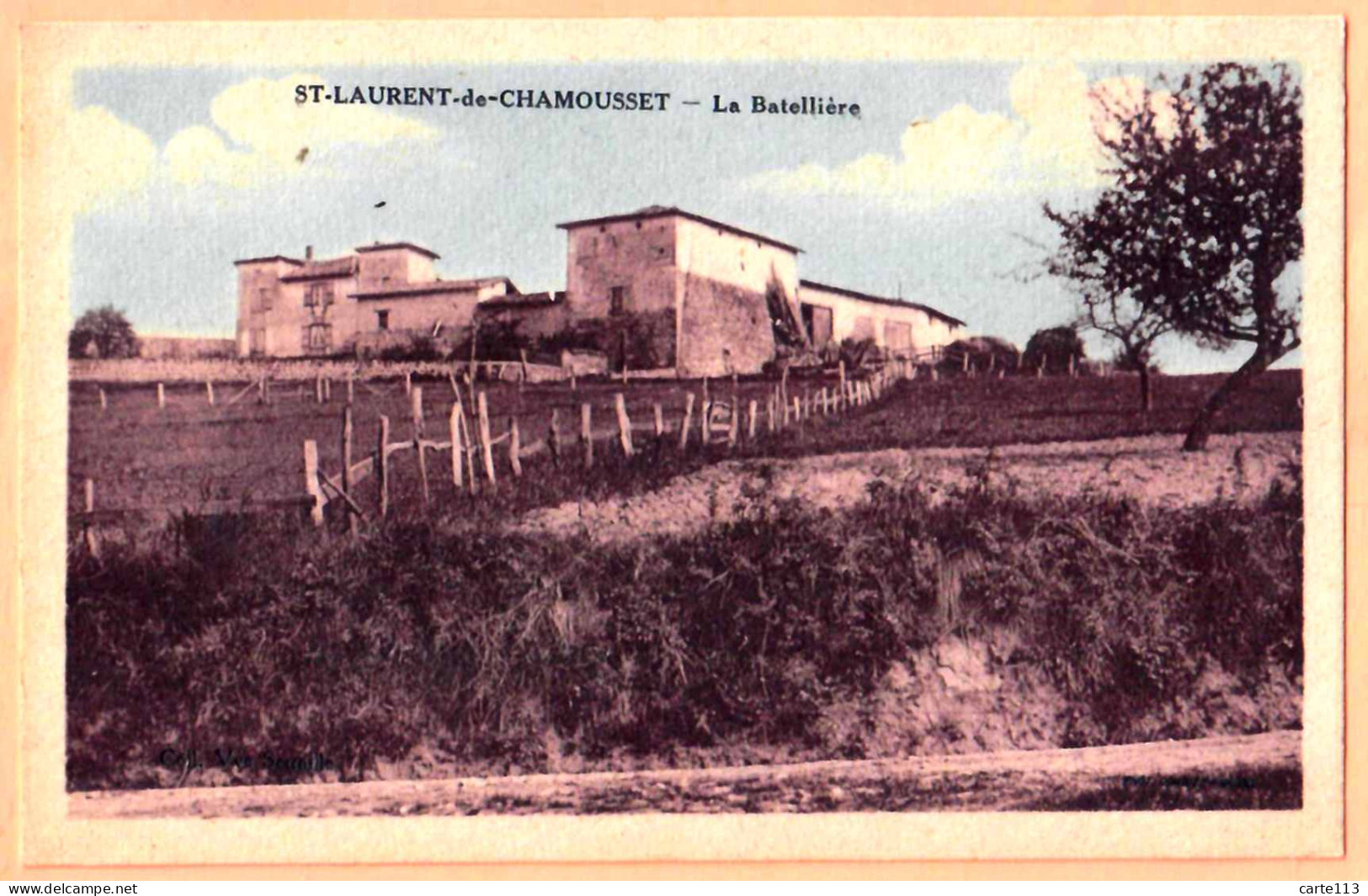 69 - B28568CPA - ST SAINT LAURENT DE CHAMOUSSET - La Batellière - Très Bon état - RHONE - Saint-Laurent-de-Chamousset