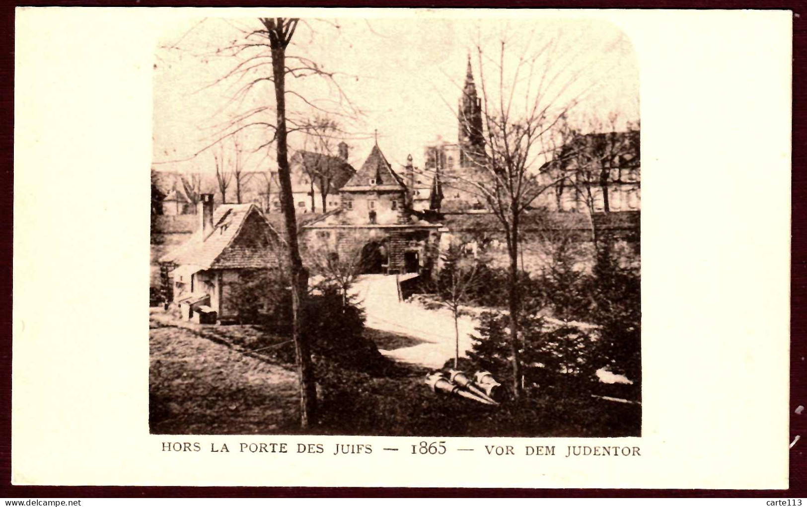 67 - B28383CPA - STRASBOURG - Hors La Porte Des Juifs - Vor Dem Judentor - Très Bon état - BAS-RHIN - Straatsburg