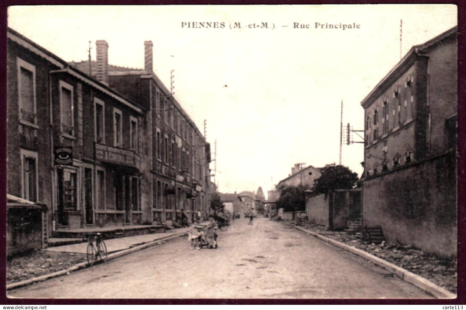 54 - B27868CPA - PIENNES - Rue Principale - Très Bon état - MEURTHE-ET-MOSELLE - Other & Unclassified