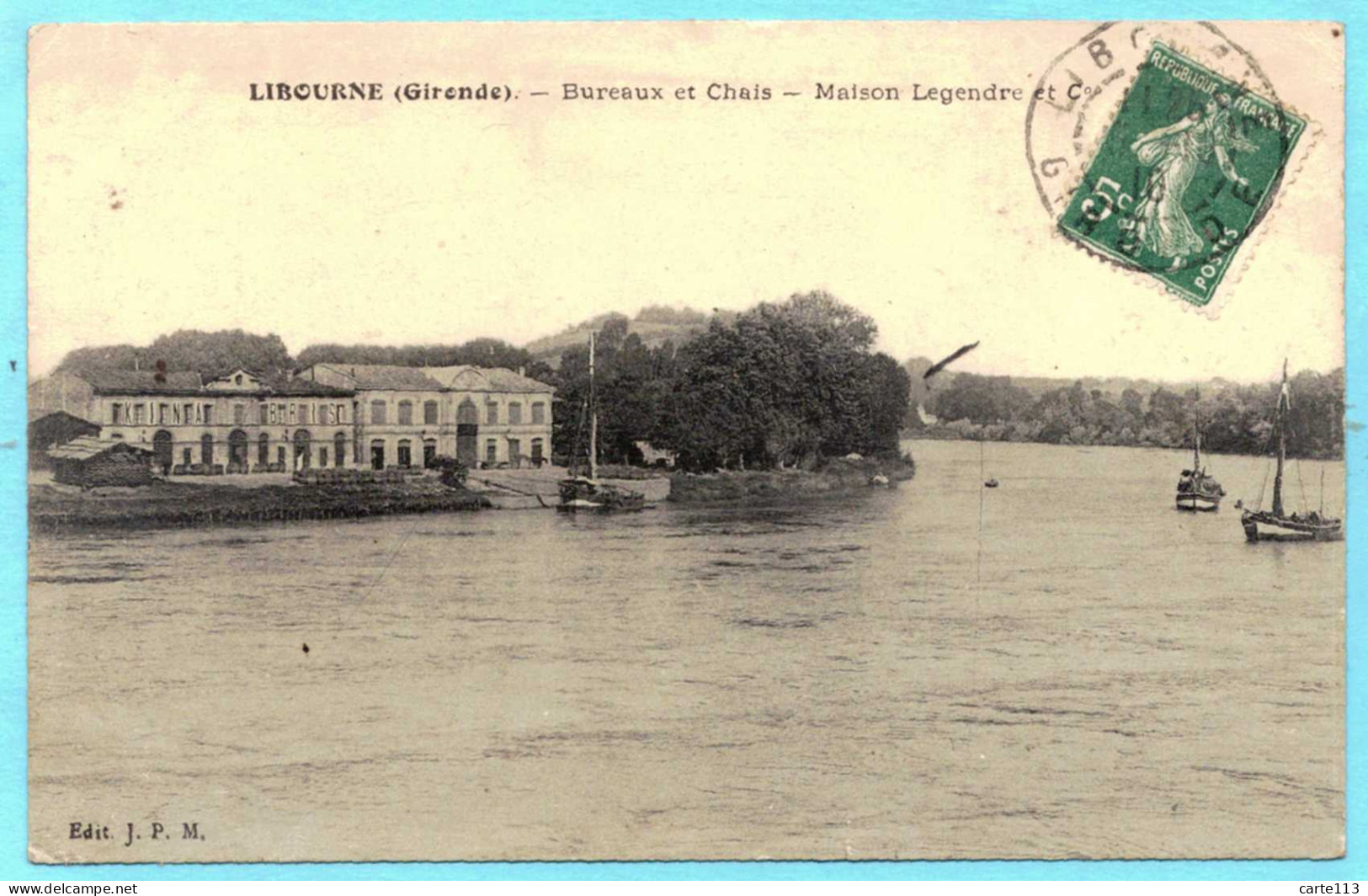 33 - B27805CPA - LIBOURNE - Maison LEGENDRE - Bureaux Et Chais - Très Bon état - GIRONDE - Libourne