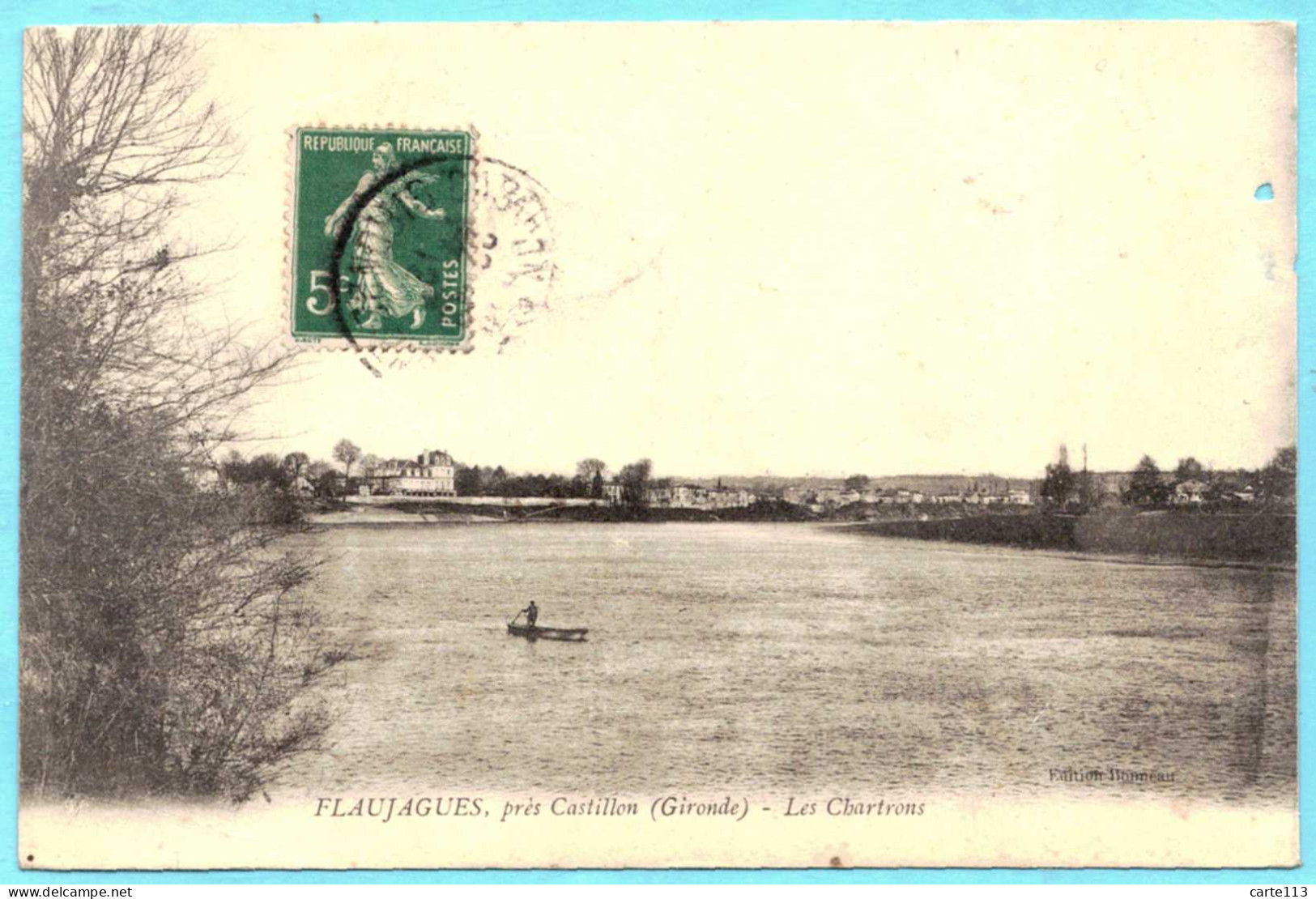 33 - B27718CPA - FLAUJAGUES -CASTILLON - Les Chartrons - Bon état - GIRONDE - Autres & Non Classés