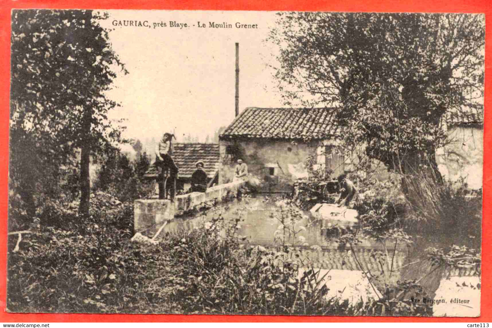 33 - B27690CPA - GAURIAC - Le Moulin Grenet - Très Bon état - GIRONDE - Autres & Non Classés