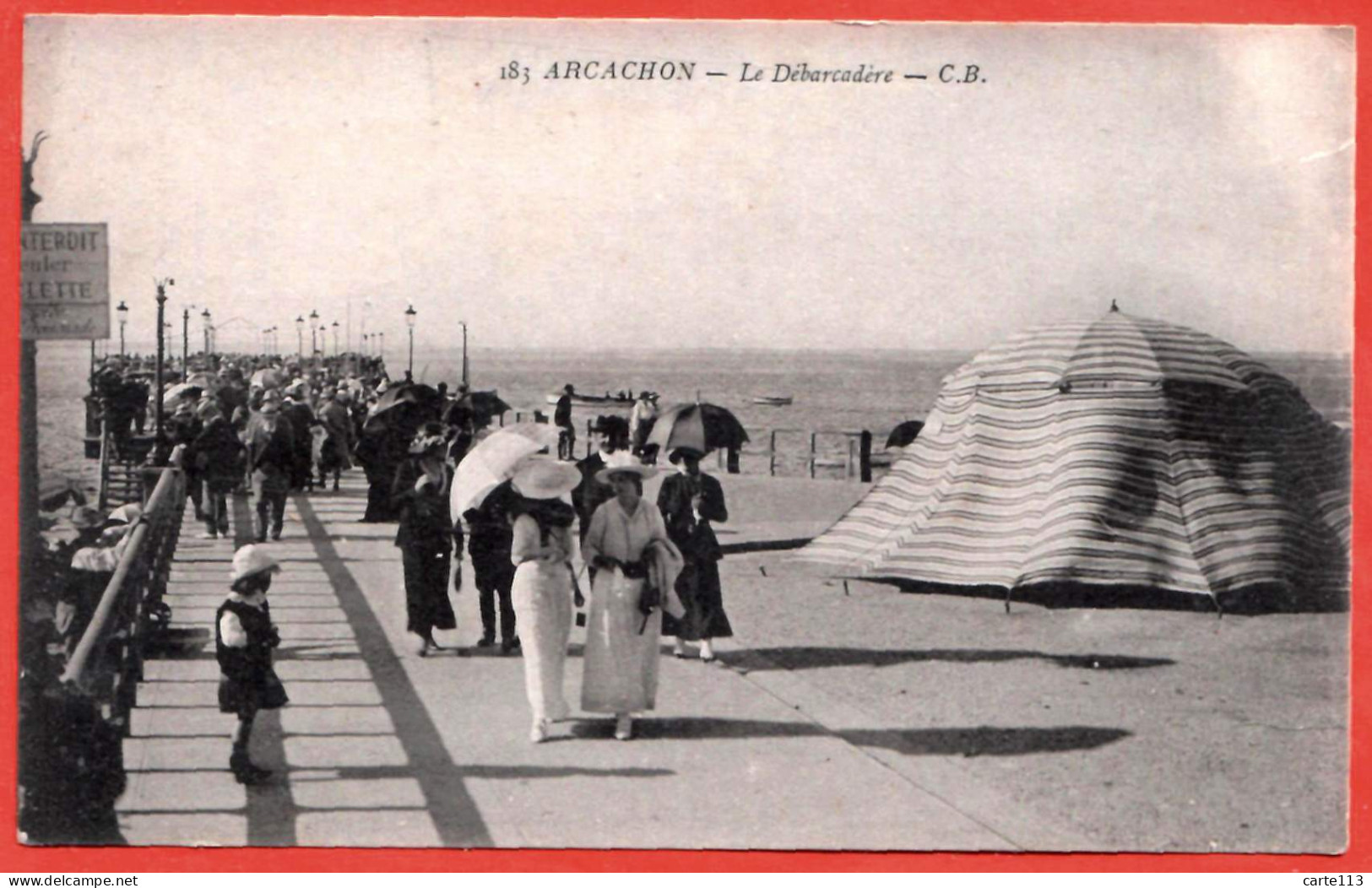 33 - B26915CPA - ARCACHON - Le Débarcadère - Très Bon état - GIRONDE - Arcachon