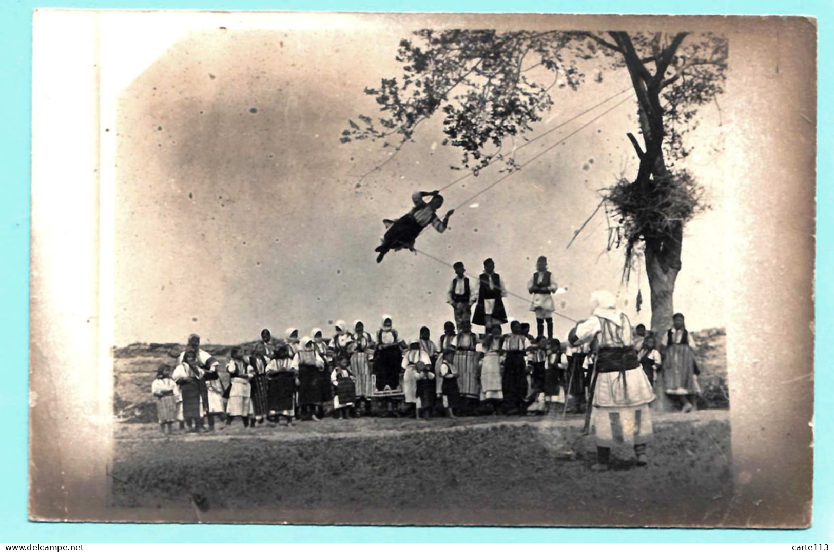 - B26893CPA - DARDANELLES - GRECE - Carte Photo - Jeux De Villages, Balançoire - Très Bon état - EUROPE - Griekenland