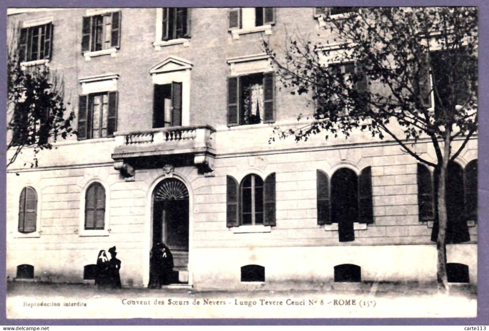 - B26881CPA - ROMA - Italie - Couvent Des Sœurs De Nevers - Lungo Tevere Cenci No 8 - Très Bon état - EUROPE - Sonstige & Ohne Zuordnung