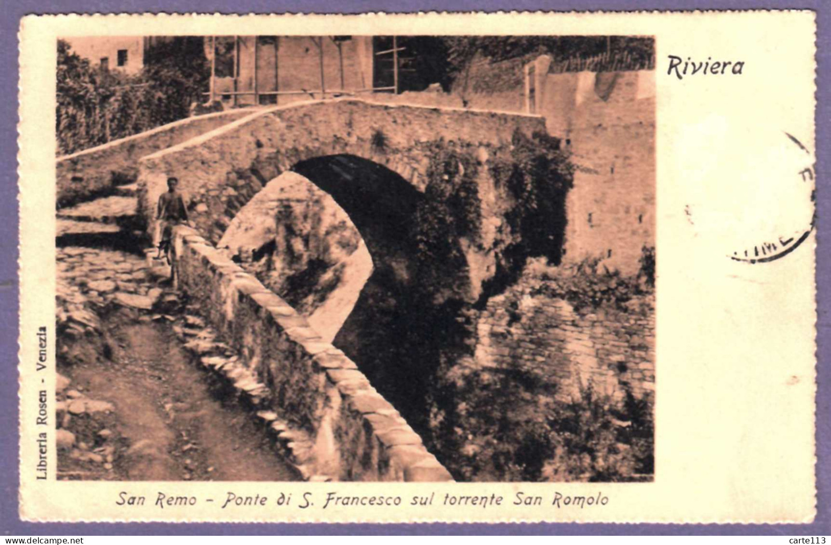 - B26880CPA - SAN REMO - Italie - Ponte Di S. Francesco  Sul  Torrente San Romolo - Très Bon état - EUROPE - San Remo