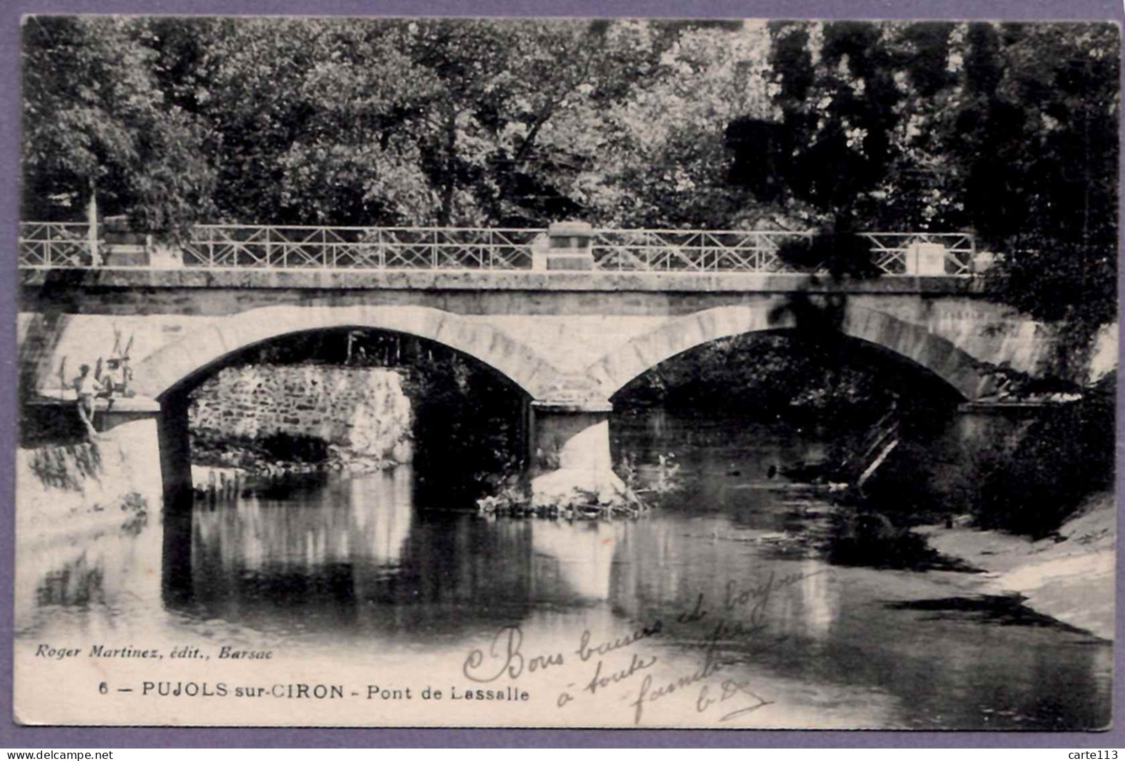 33 - B26849CPA - PUJOLS SUR CIRON - Pont De Lassalle - Très Bon état - GIRONDE - Autres & Non Classés