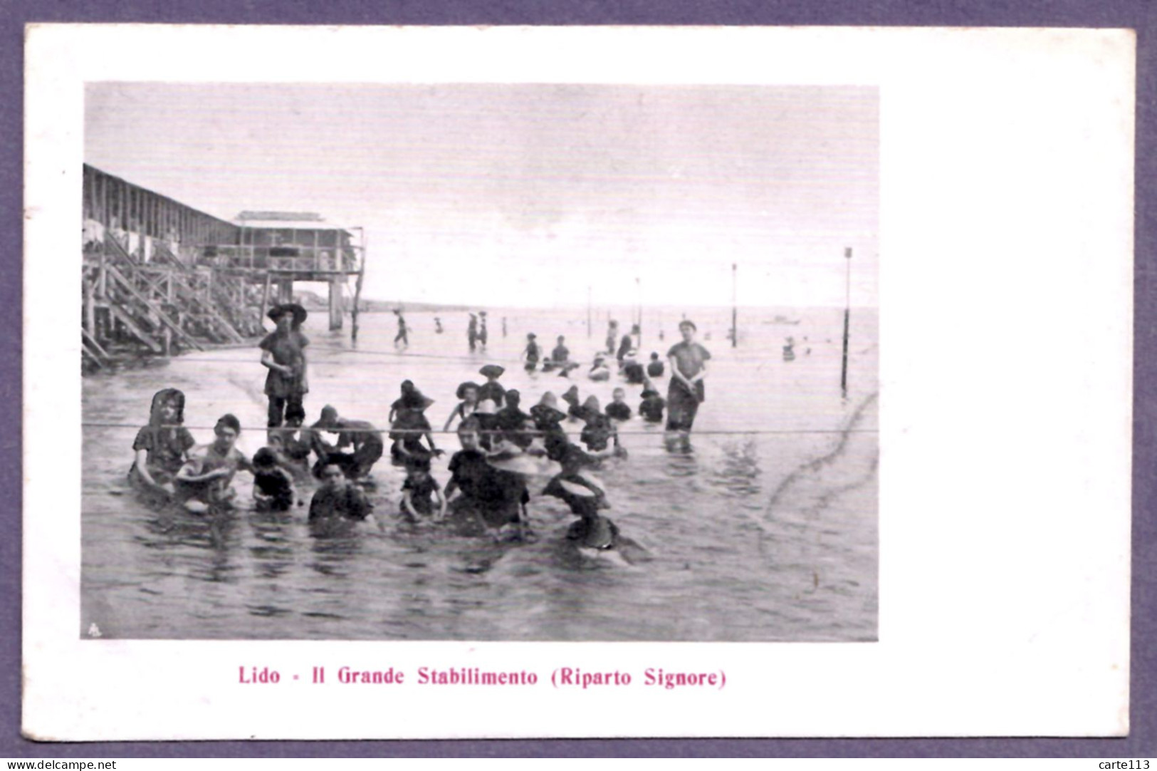 - B26871CPA - LIDO - VENEZIA - Italie - Il Grande Stabilimento RIPARTO - Carte Pionniere - Très Bon état - EUROPE - Sonstige & Ohne Zuordnung