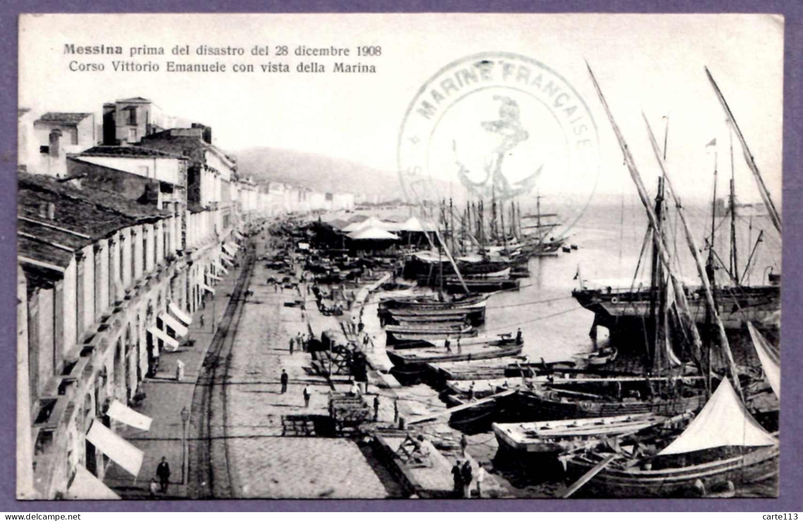 - B26869CPA - MESSINA - Italie - Prima Del Disastro Del 28-12-1908, Corso Vittorio Emanuele - Très Bon état - EUROPE - Messina