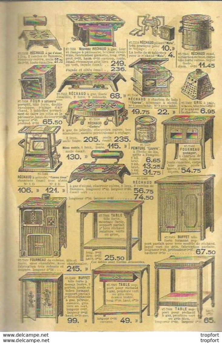 Vintage CK / Feuillet CATALOGUE Ancien LE LOUVRE Jardinage CUISINIERE RUCHE Pigeonnier JARDIN - Reclame