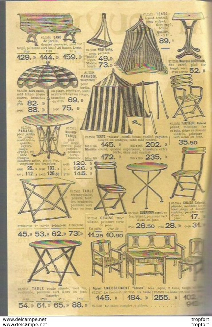 Vintage CK / Feuillet CATALOGUE Ancien LE LOUVRE Jardinage CUISINIERE RUCHE Pigeonnier JARDIN - Publicités