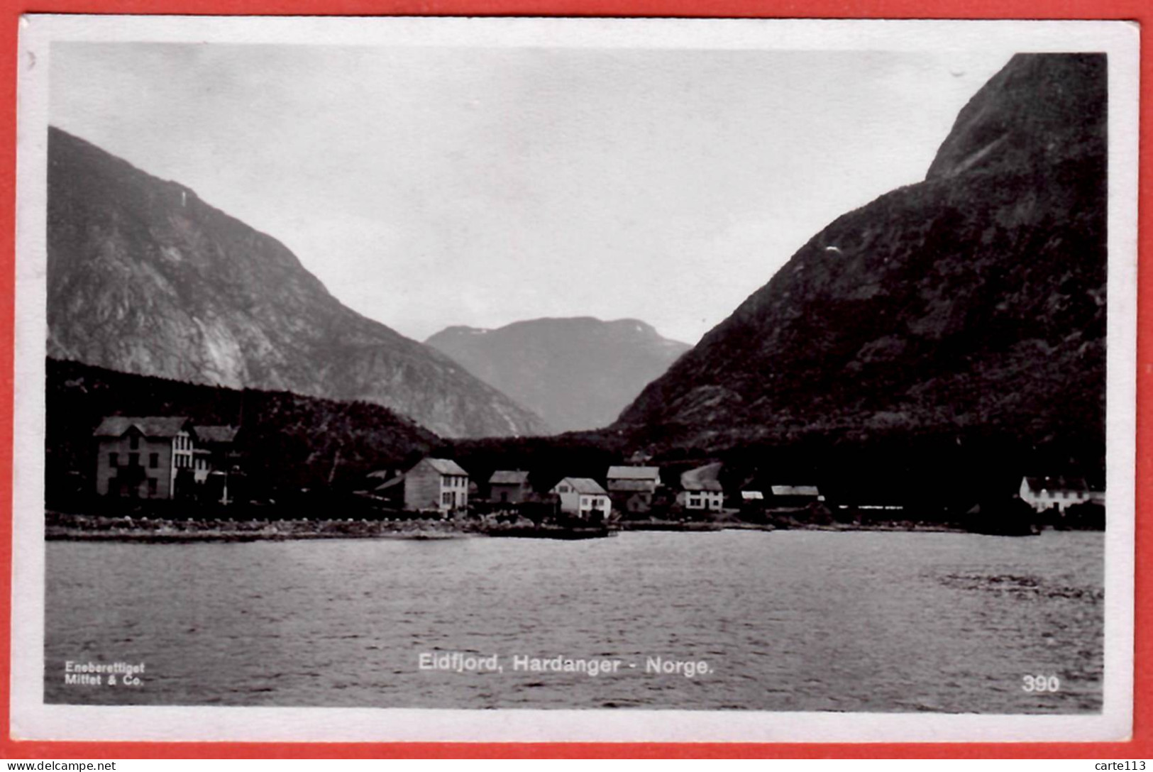 - B26680CPA - EIDFJORD - HARDANGER - NORGE -  - Très Bon état - EUROPE - Noruega