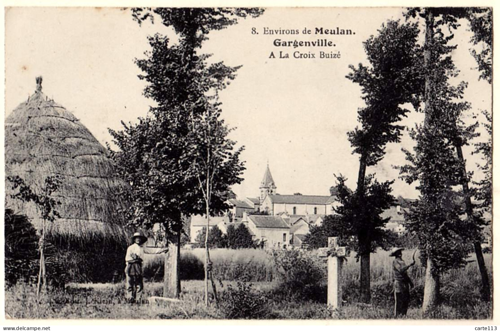 78 - B20232CPA - GARGENVILLE - MEULAN - A La Croix Buize - Très Bon état - YVELINES - Gargenville