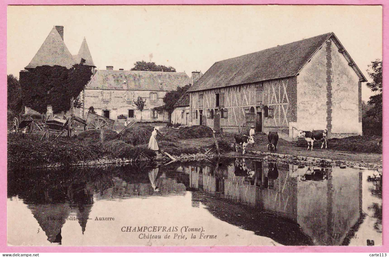 89 - B34913CPA - CHAMPCEVRAIS - Château De Prie, La Ferme - Très Bon état - YONNE - Other & Unclassified