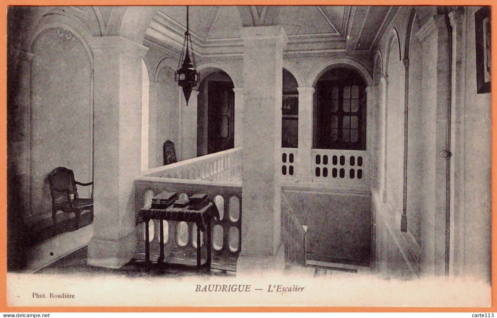 10 - B33909CPA - ROULLENS - BAUDRIGUE - L'escalier - Très Bon état - AUBE - Sonstige & Ohne Zuordnung