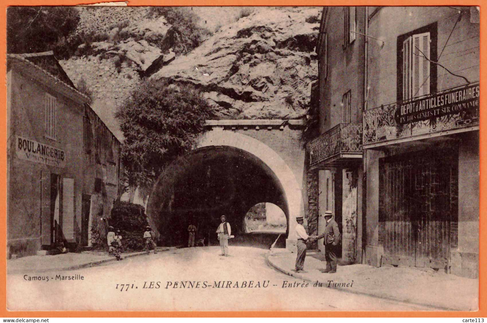 13 - B33869CPA - LES PENNES MIRABEAU - Entrée Du Tunnel - Très Bon état - BOUCHES-DU-RHONE - Autres & Non Classés