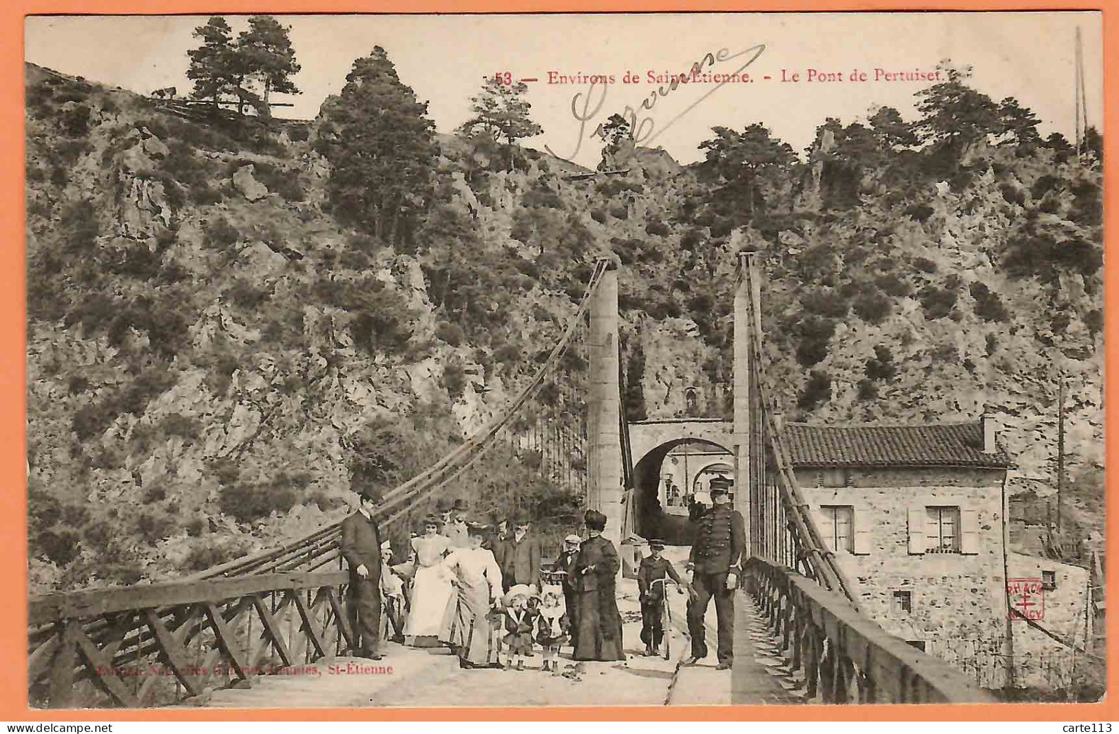 42 - B33766CPA - PERTUISET - Le Pont - Très Bon état - LOIRE - Otros & Sin Clasificación