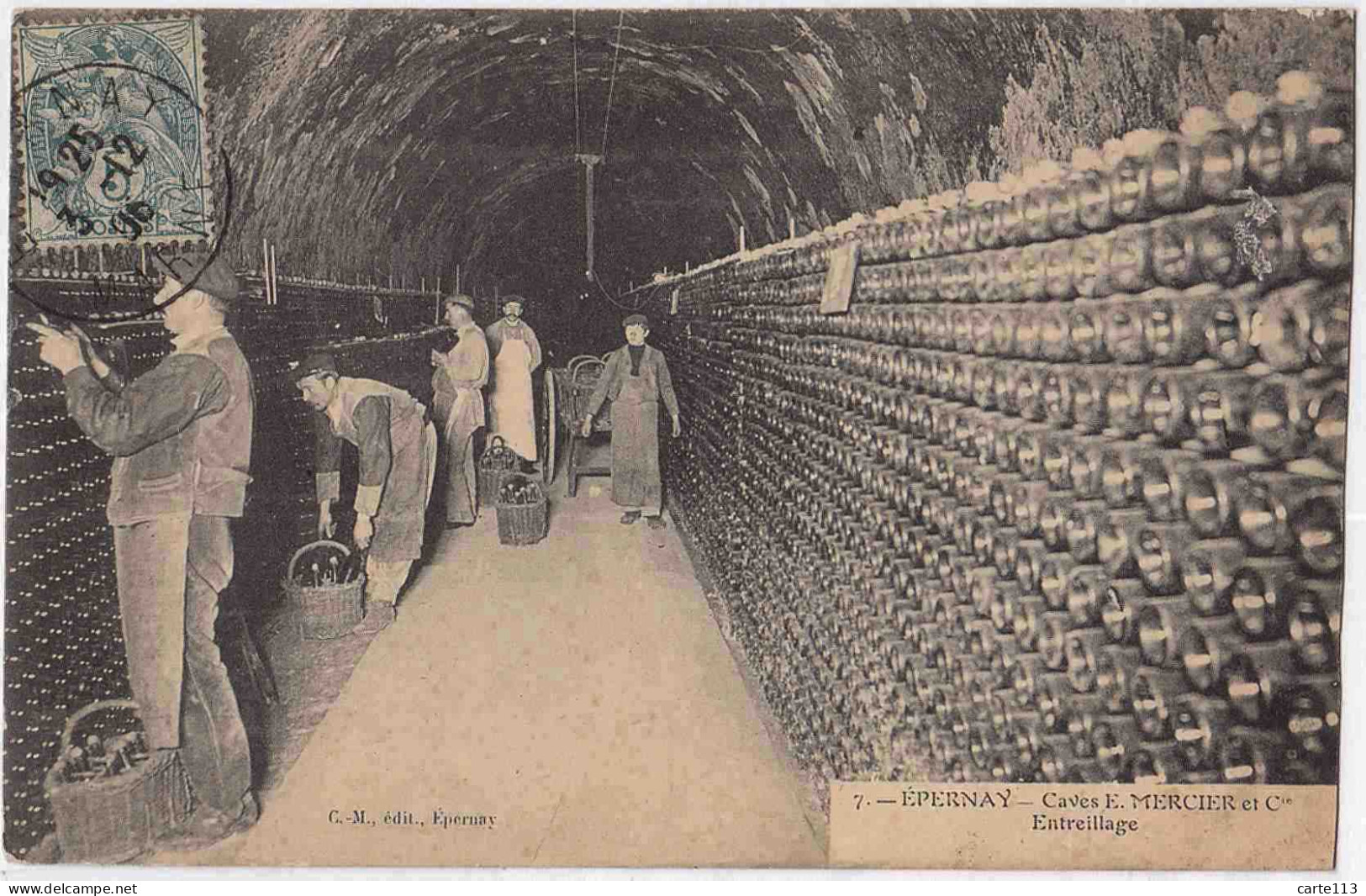 51 - B33031CPA - EPERNAY - Caves E. MERCIER, Entreillage - Très Bon état - MARNE - Epernay