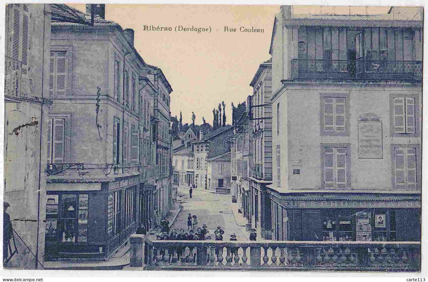 24 - B32585CPA - RIBERAC - Rue COULAUD - COULEAU - Photographe - Parfait état - DORDOGNE - Riberac