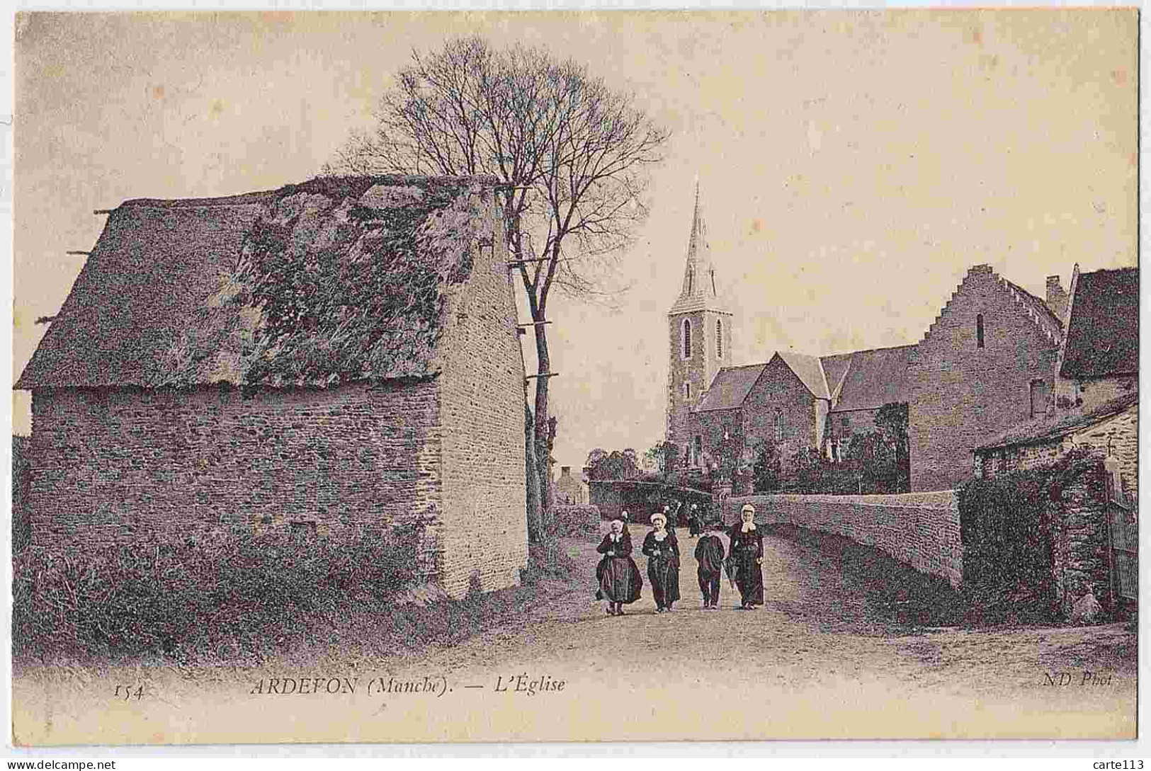 50 - B32817CPA - ARDEVON - Eglise - Parfait état - MANCHE - Autres & Non Classés