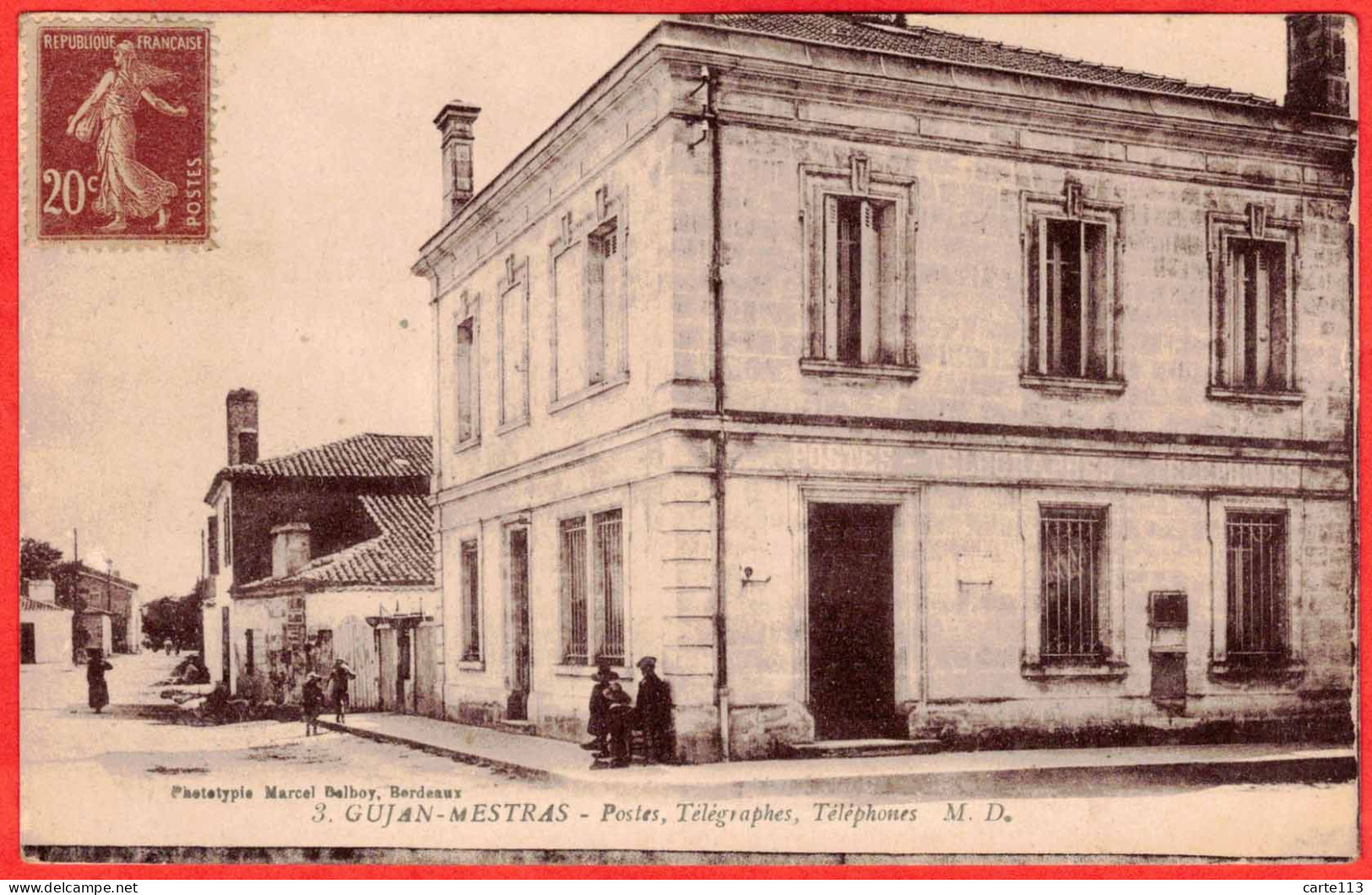 33 - B29818CPA - GUJAN-MESTRAS - Postes Telegraphes Telephones - Très Bon état - GIRONDE - Gujan-Mestras