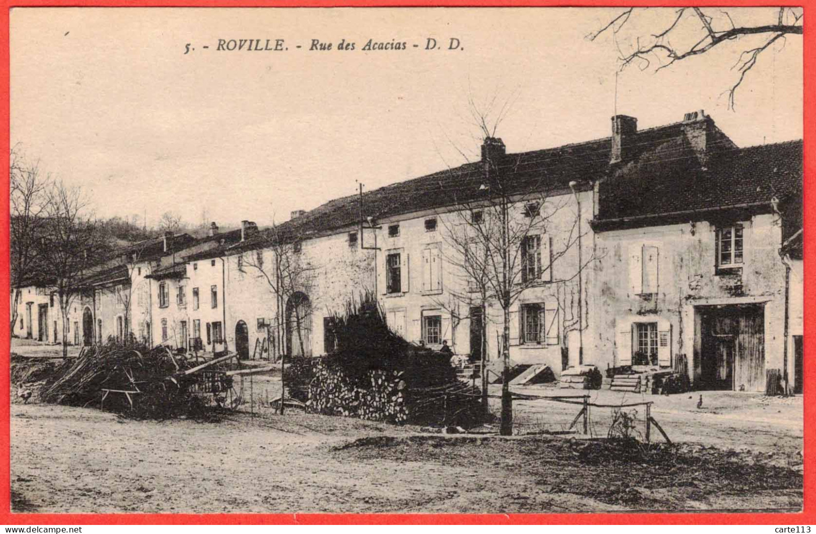 54 - B29555CPA - ROVILLE - Rue Des Acacias - Très Bon état - MEURTHE-ET-MOSELLE - Other & Unclassified