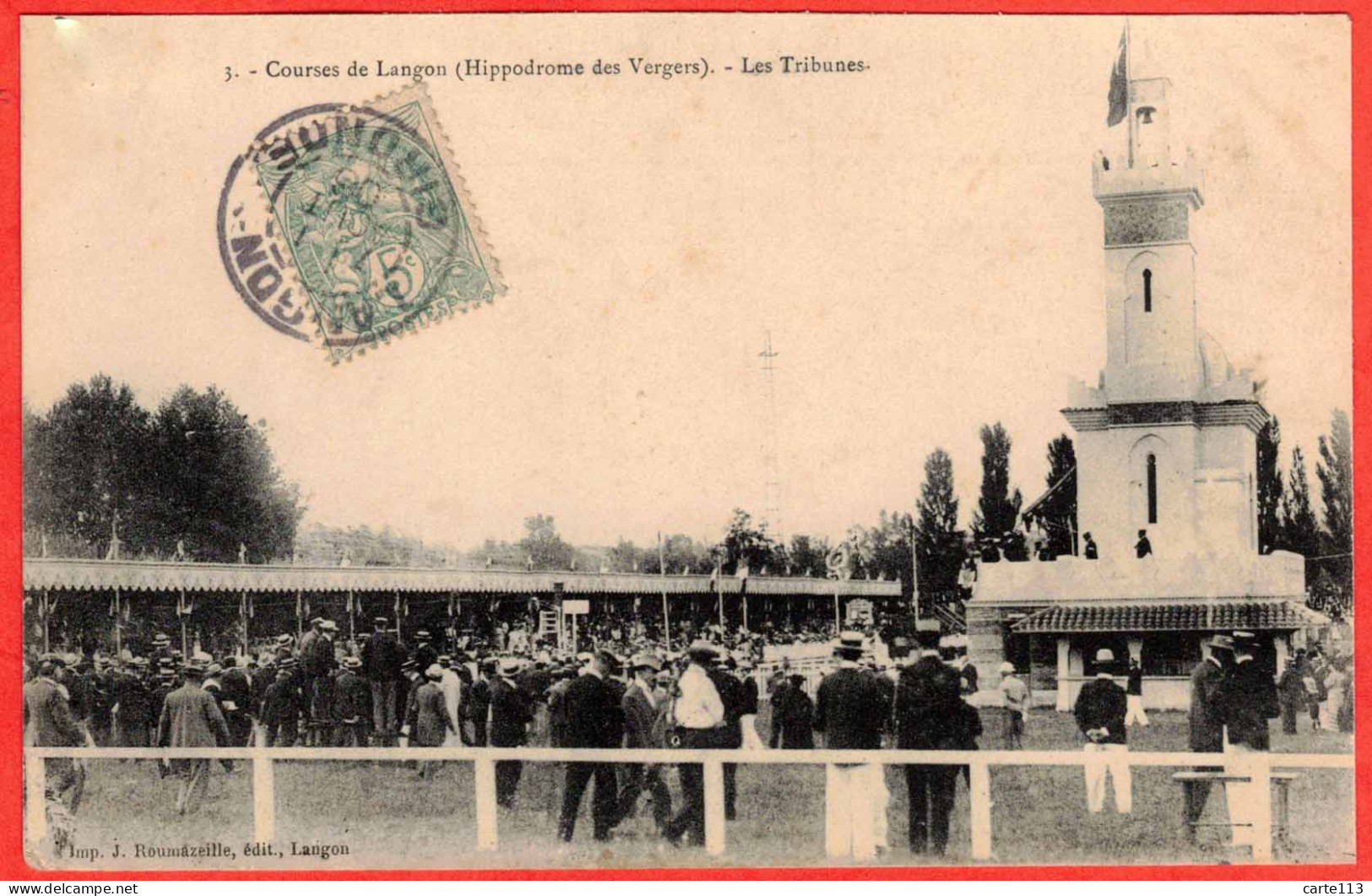 33 - 29824CPA - LANGON - Courses - Hippodrome Des Vergers - Très Bon état - GIRONDE - Langon