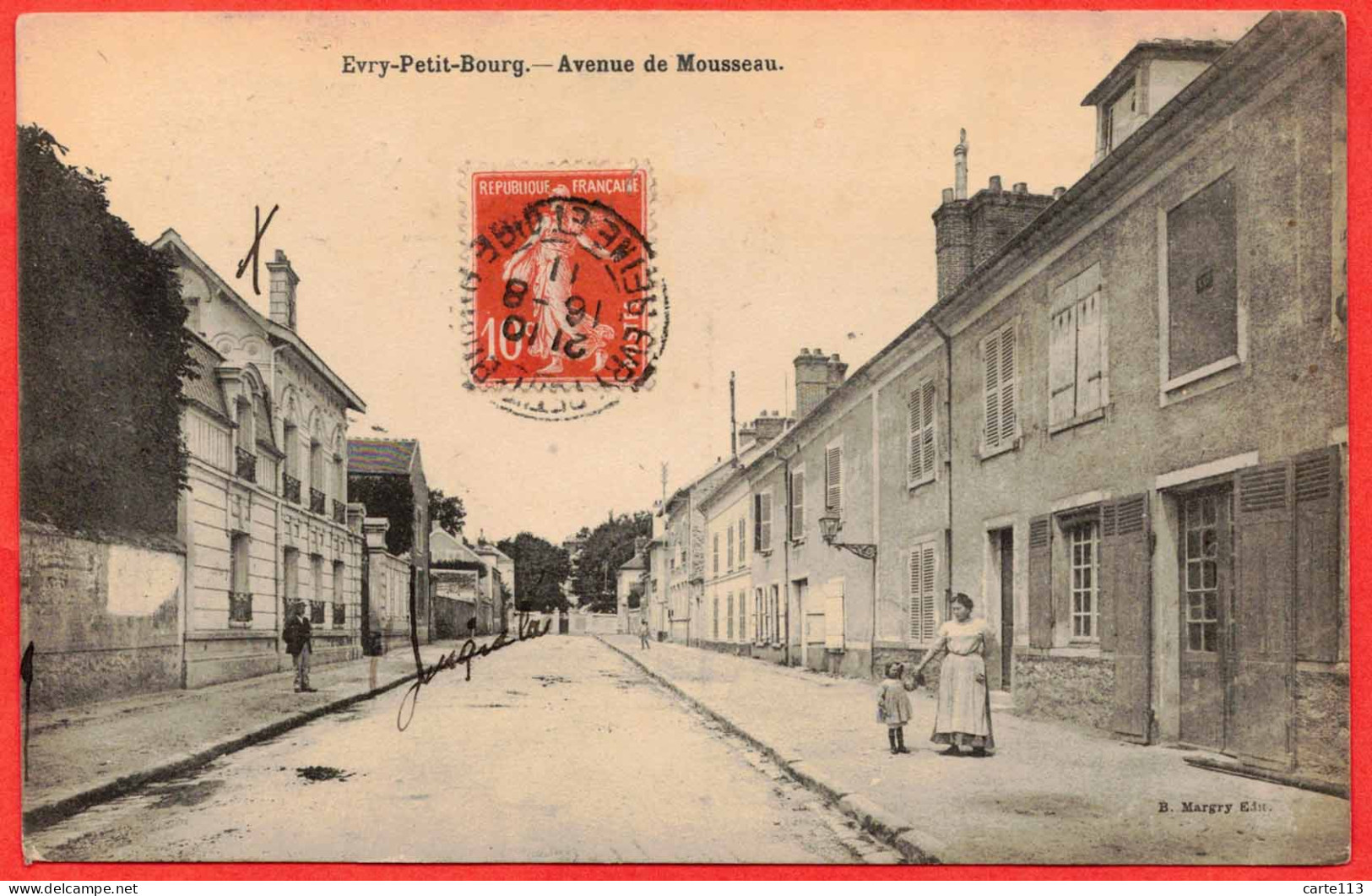 91 - B29550CPA - EVRY PETIT BOURG - Avenue De Mousseau - Très Bon état - ESSONNE - Evry