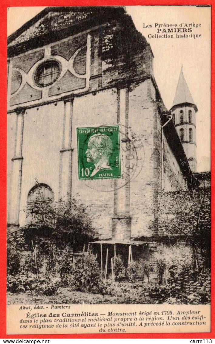 9 - B29543CPA - PAMIERS - Collection Historique - Eglise Des Carmélites - Très Bon état - ARIEGE - Pamiers